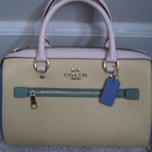 Pastel Coach Satchel Handbag